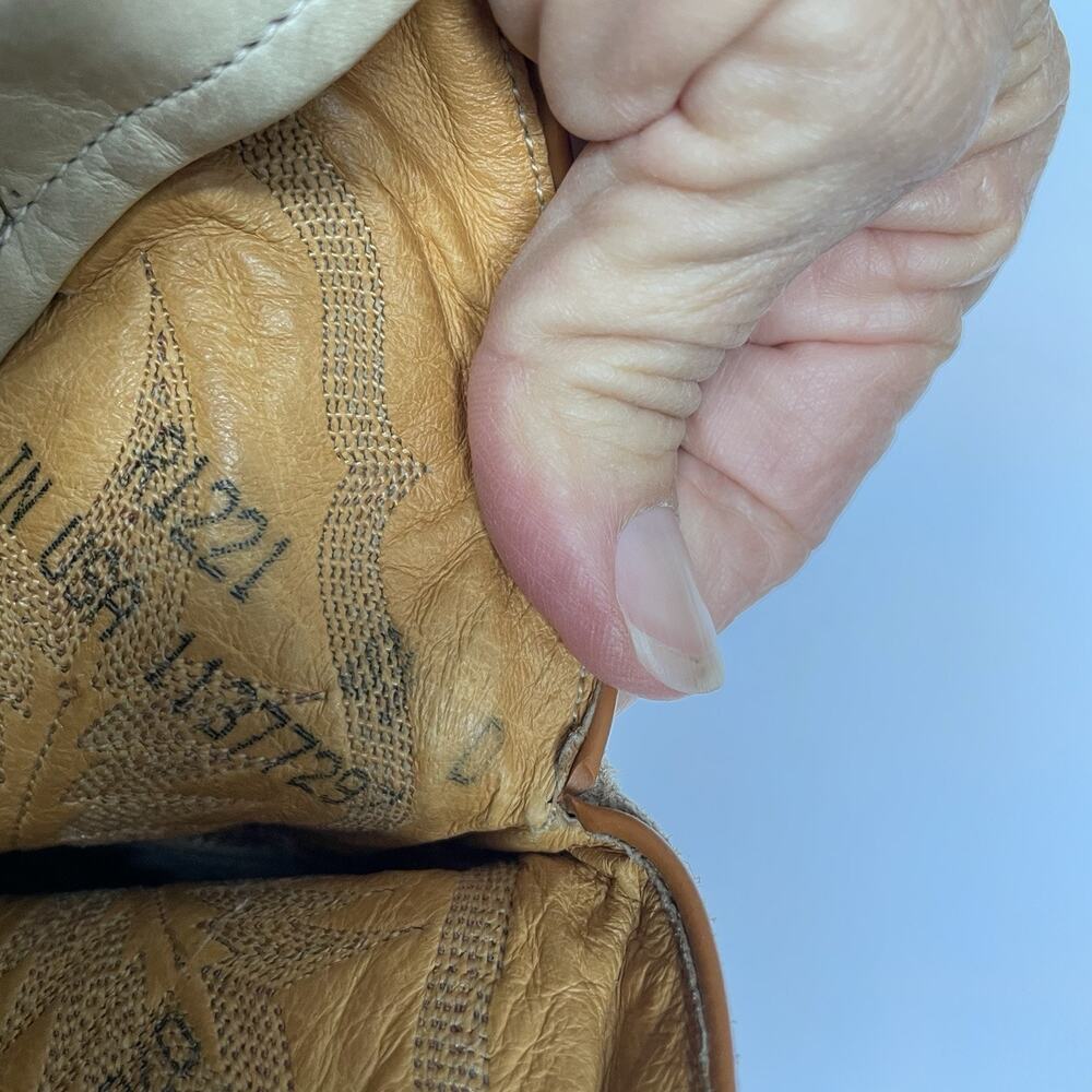 Vintage Tony Lama Roper Cowboy Boots Men’s 8.5 D Brown & Cream Leather USA Made - Picture 13 of 16